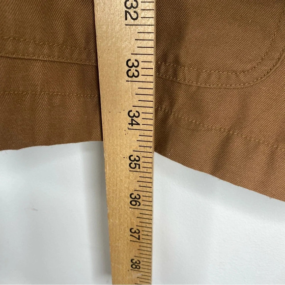 Vintage Chore Coat 90s Brown Canvas Plaid Flannel Lined Corduroy Trim Fisherman - Picture 13 of 15